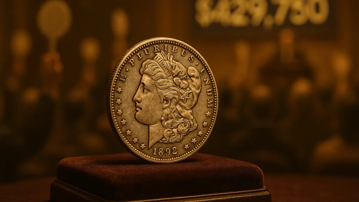 A Rare 1892 Coin Worth $429,750: This US Coin Breaks Records at Auction