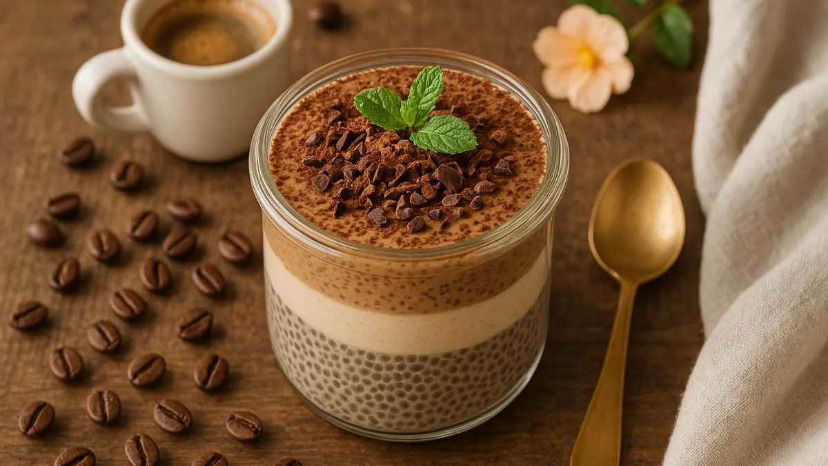 Tiramisu Chia Pudding Recipe