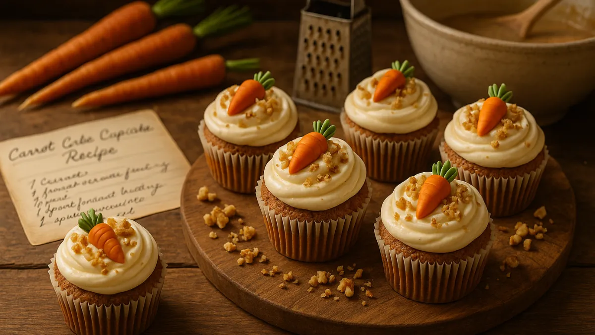 Carrot Cake Cupcake Recipe