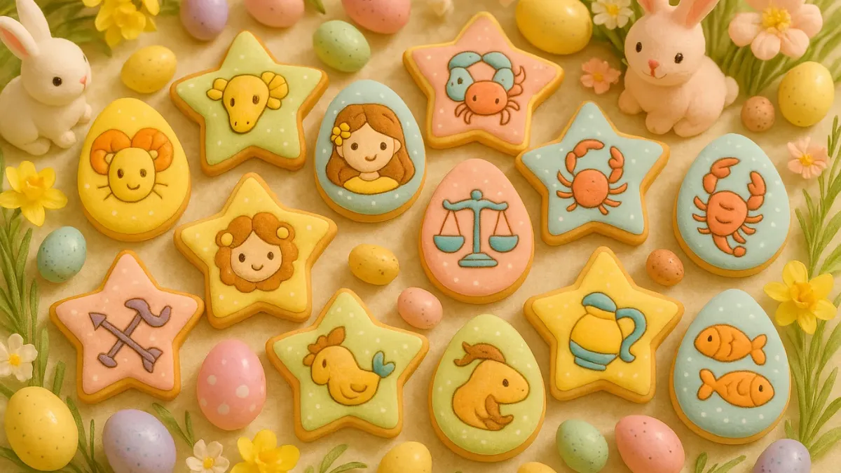 Sweet Easter Cookies for Every Zodiac Sign