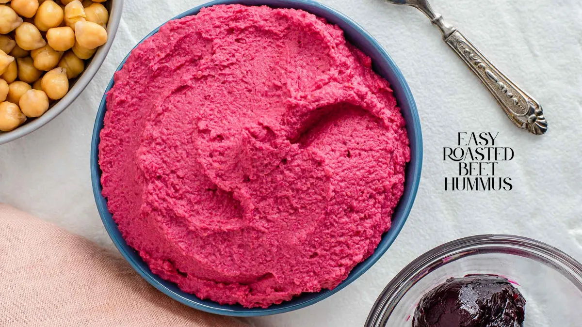 Easy Roasted Beet Hummus