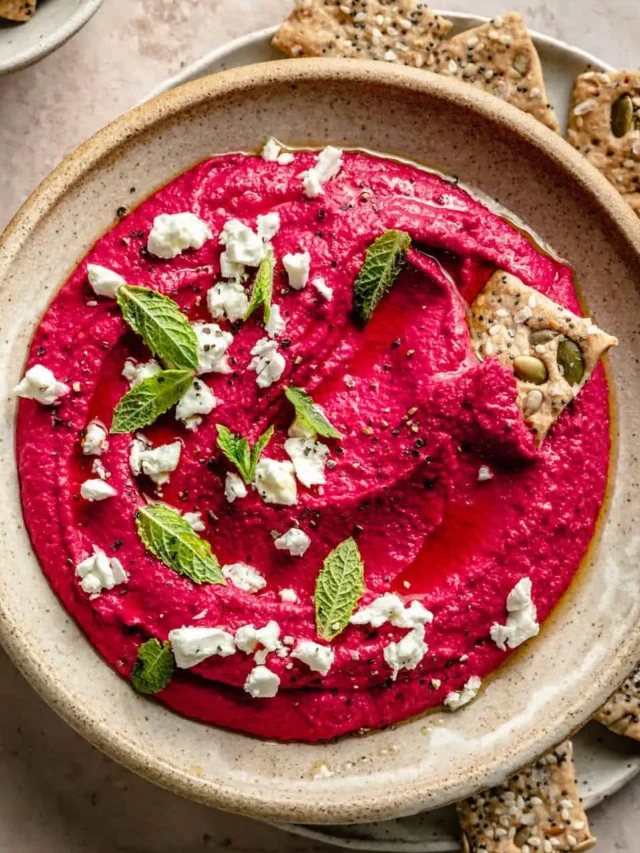 Easy Roasted Beet Hummus