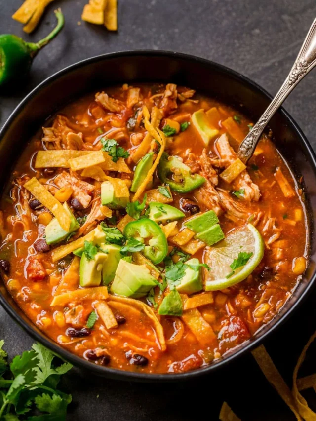 Delicious Chicken Tortilla Soup Recipe