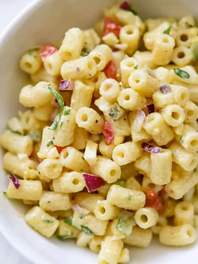 THE BEST Macaroni Salad Recipe