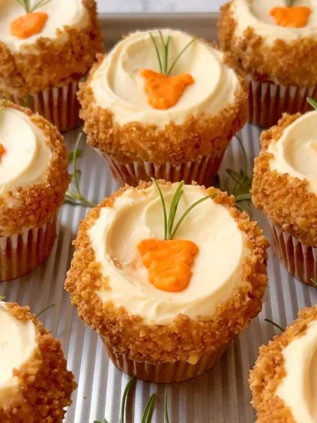 Moist Carrot Cake Cupcakes