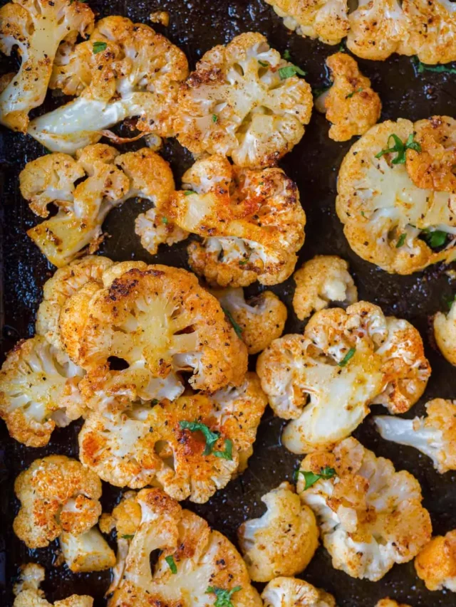 Easy Roasted Cauliflower Recipe