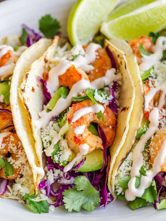 Easy Shrimp Tacos with Best Shrimp Taco Sauce