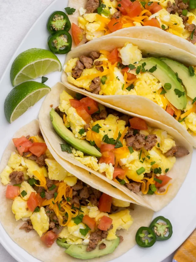 Quick Breakfast Tacos Recipe